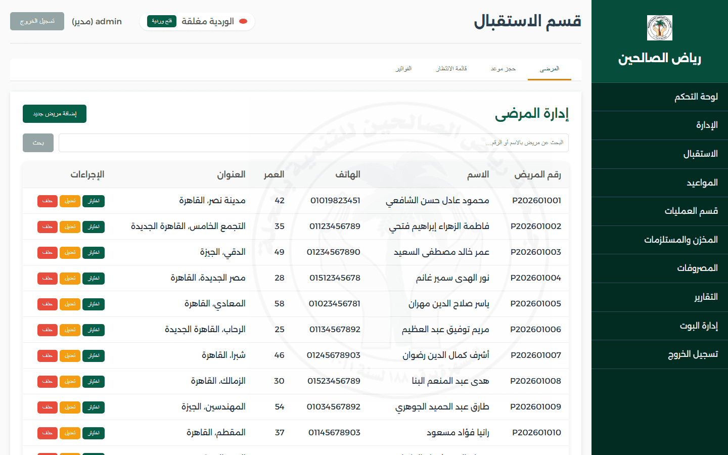 Patient Administration